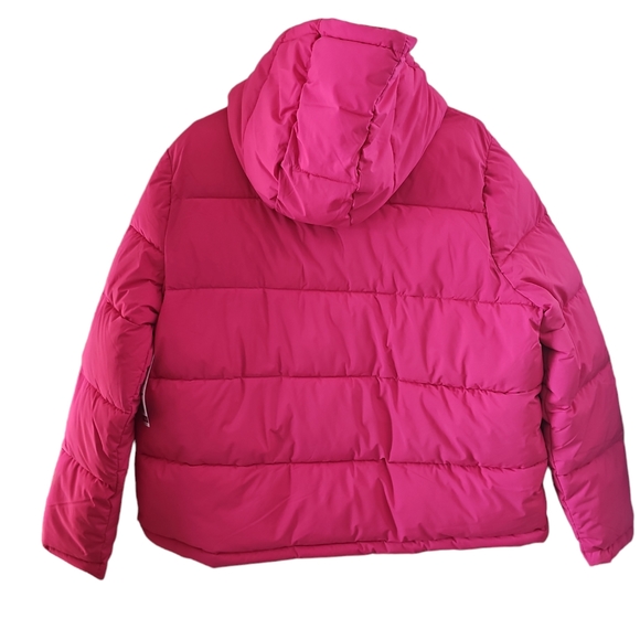 CK Hot Pink Puffer Jacket Sz XL - Picture 3 of 9